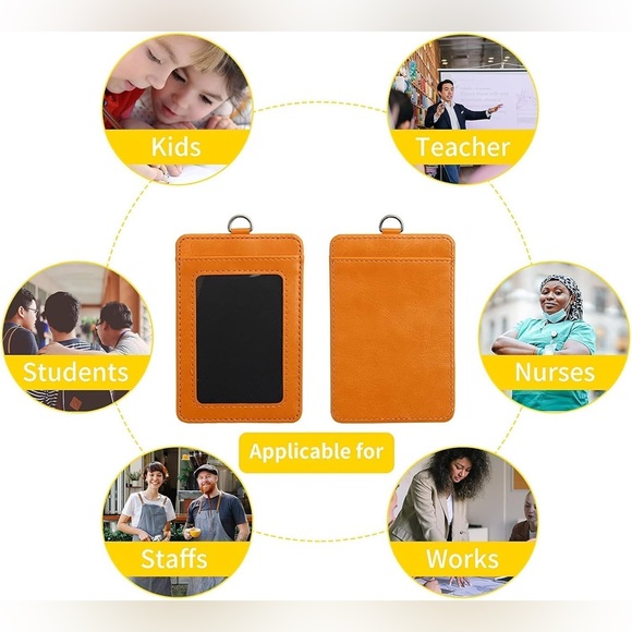 🌴Boutique ID Card Holder Lanyard - Picture 5 of 9